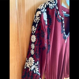 Lucky embroidered top